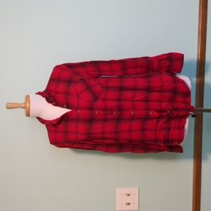 A New Day Red Check Flannel Size Medium